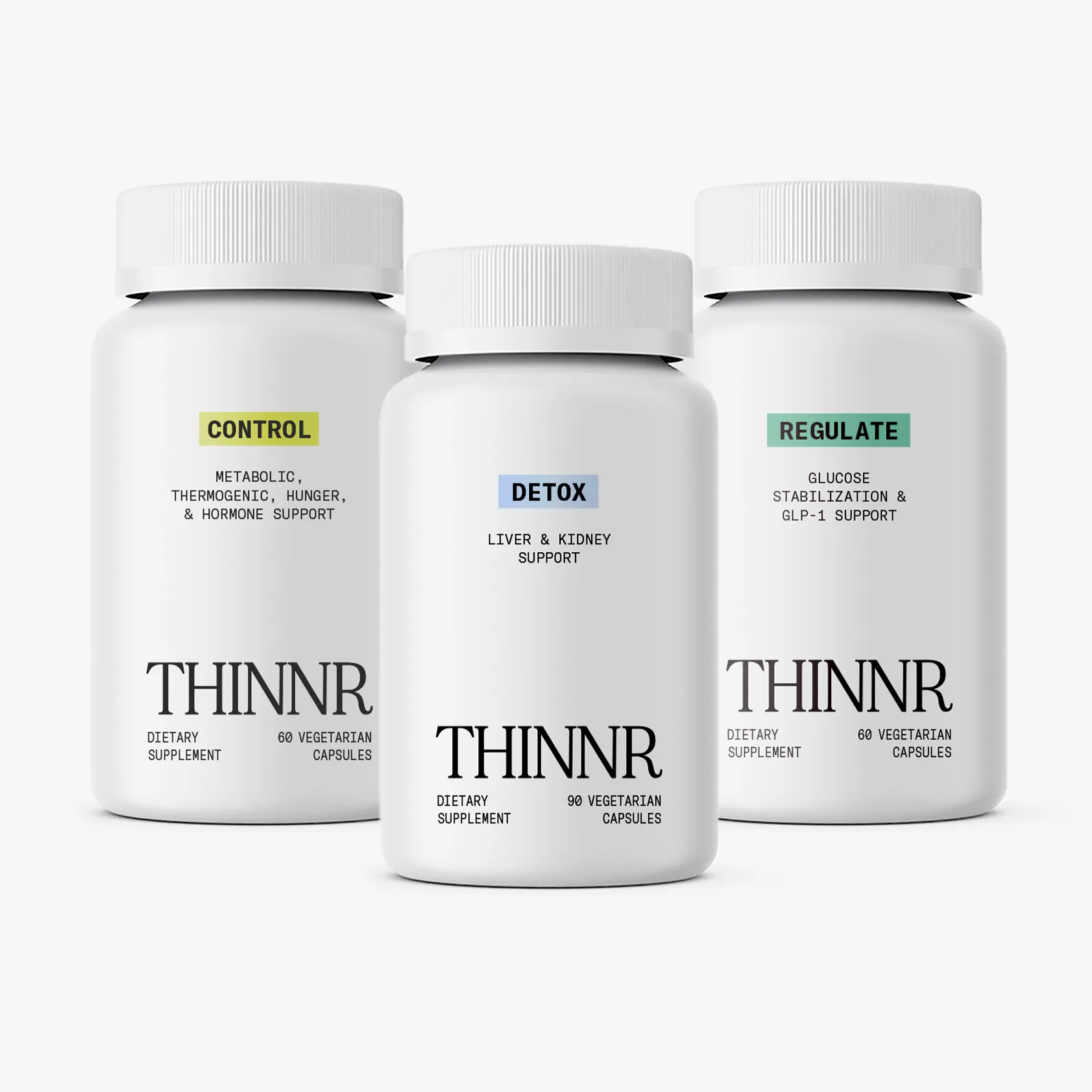 THINNR Maintenance Stack - Control, Detox, Regulate